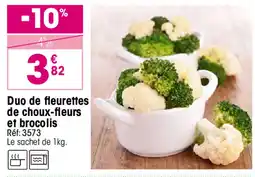 Croque Gel Duo de fleurettes de choux-fleurs et brocolis offre