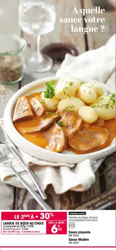 Croque Gel Langue de bœuf au choix offre