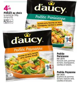 Croque Gel d'aucy Poêlée offre