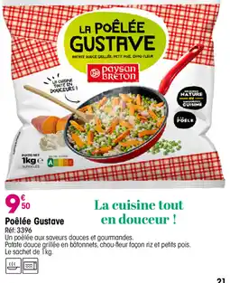Croque Gel Paysan Breton Poêlée Gustave offre