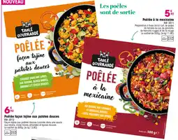 Croque Gel TABLE GOURMANDE POÊLÉE façon tajine aux patates douces offre