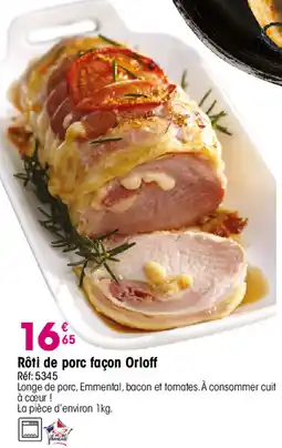 Croque Gel Rôti de porc façon Orloff offre