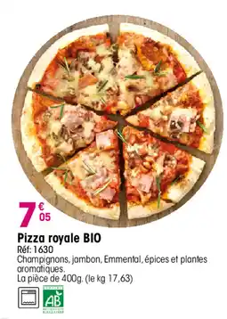 Croque Gel Pizza royale BIO offre
