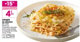 Croque Gel Lasagne au saumon offre