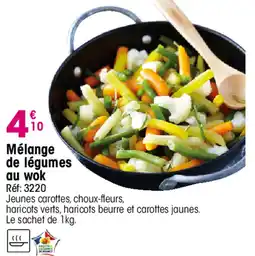 Croque Gel Mélange de légumes au wok offre