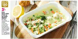 Croque Gel Colin sauce citron offre