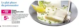 Croque Gel Poisson sauce beurre citron offre