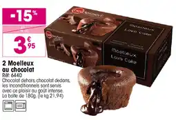 Croque Gel beldessert Moelleux Lava Cake offre