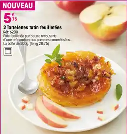 Croque Gel Tartelettes tatin feuilletées offre