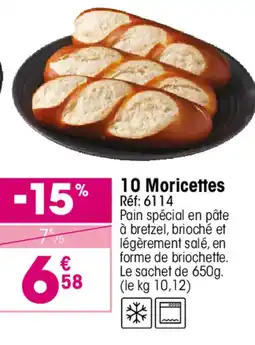 Croque Gel 10 Moricettes offre