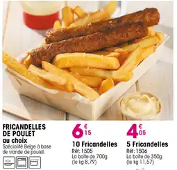 Croque Gel Fricandelles de poulet offre