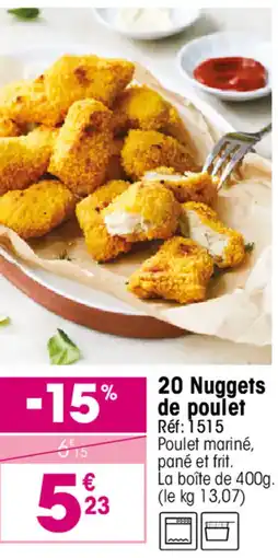 Croque Gel 20 Nuggets de poulet offre