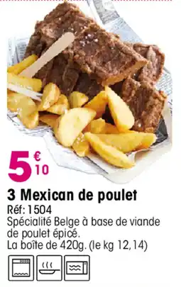 Croque Gel Mexican de poulet offre