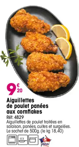 Croque Gel Aiguillettes de poulet panées aux cornflakes offre