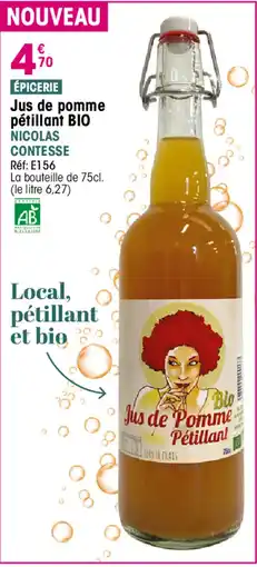 Croque Gel NICOLAS CONTESSSE Jus de pomme pétillant BIO offre