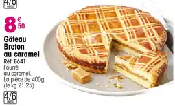 Croque Gel Gâteau Breton au caramel offre