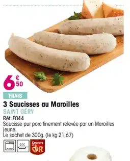 Croque Gel SAINT GÉRY Saucisses au Maroilles offre