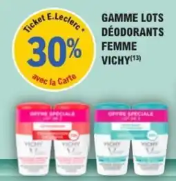 E.Leclerc Parapharmacie VICHY Déodorants Femme offre