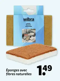 Wibra Éponges avec fibres naturelles offre