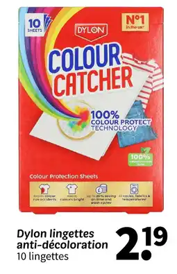 Wibra Lingettes anti-décoloration offre
