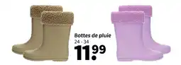 Wibra Bottes de pluie offre