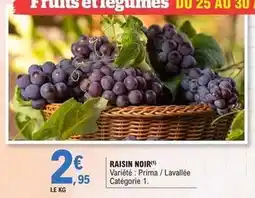 E.Leclerc Raisin noir offre
