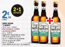 E.Leclerc 3 monts - bière offre