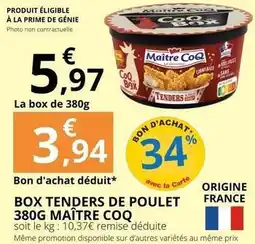 E.Leclerc Maître coq - box tenders de poulet offre