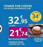 E.Leclerc Fini - tomme pur chèvre offre