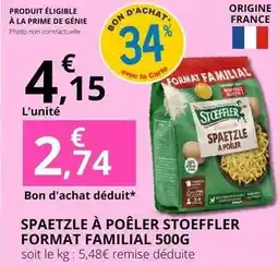 E.Leclerc Prime - spaetzle a poeler stoeffler format familial offre