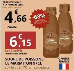 E.Leclerc Prime - soupe de poissons le marmiton offre