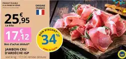 E.Leclerc Prime - jambon cru d'ardèche igp offre