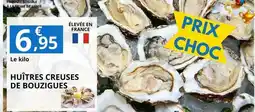 E.Leclerc Prime - huîtres creuses de bouzigues offre