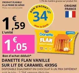 E.Leclerc Danone - danette flan vanille sur lit de caramel offre