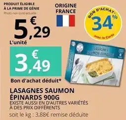 E.Leclerc Prime - lasagne saumon offre