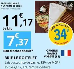 E.Leclerc Prime - brie le roitelet offre