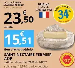 E.Leclerc Prime - saint-nectaire fermier aop offre