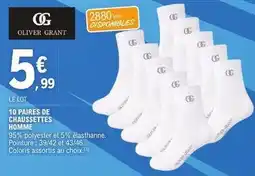 E.Leclerc 10 paires de chaussettes homme offre