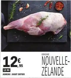E.Leclerc Agneau: gigot entier offre