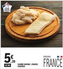 E.Leclerc Viande bovine: panses coupées offre