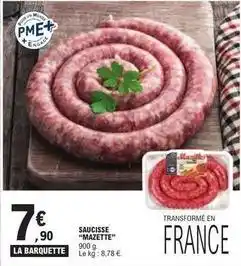 E.Leclerc Mazette - saucisse offre