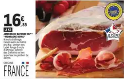 E.Leclerc Montagne noire - jambon de bayonne igp offre