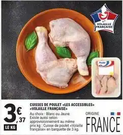 E.Leclerc Cuisses de poulet les accessibles offre
