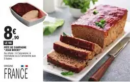 E.Leclerc Brient - pâte de campagne offre
