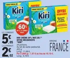 E.Leclerc Kiri - crème 29% mat.gr. offre découverte offre