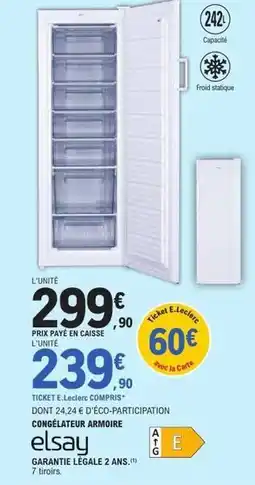 E.Leclerc Elsay - garante elegate 2 ans offre