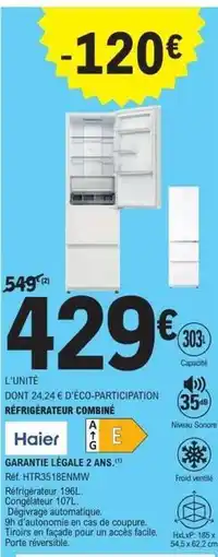 E.Leclerc Haier - gratinte legae 2 ans offre