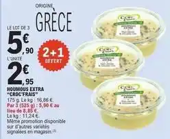 E.Leclerc Signal - houmous extra offre