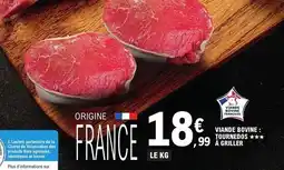 E.Leclerc E.leclerc - viande bovine tournedos a griller offre