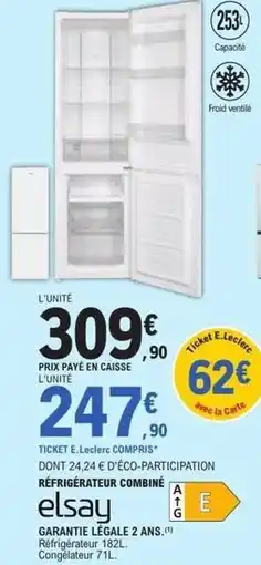 E.Leclerc Elsay - garante llégale 2 ans offre